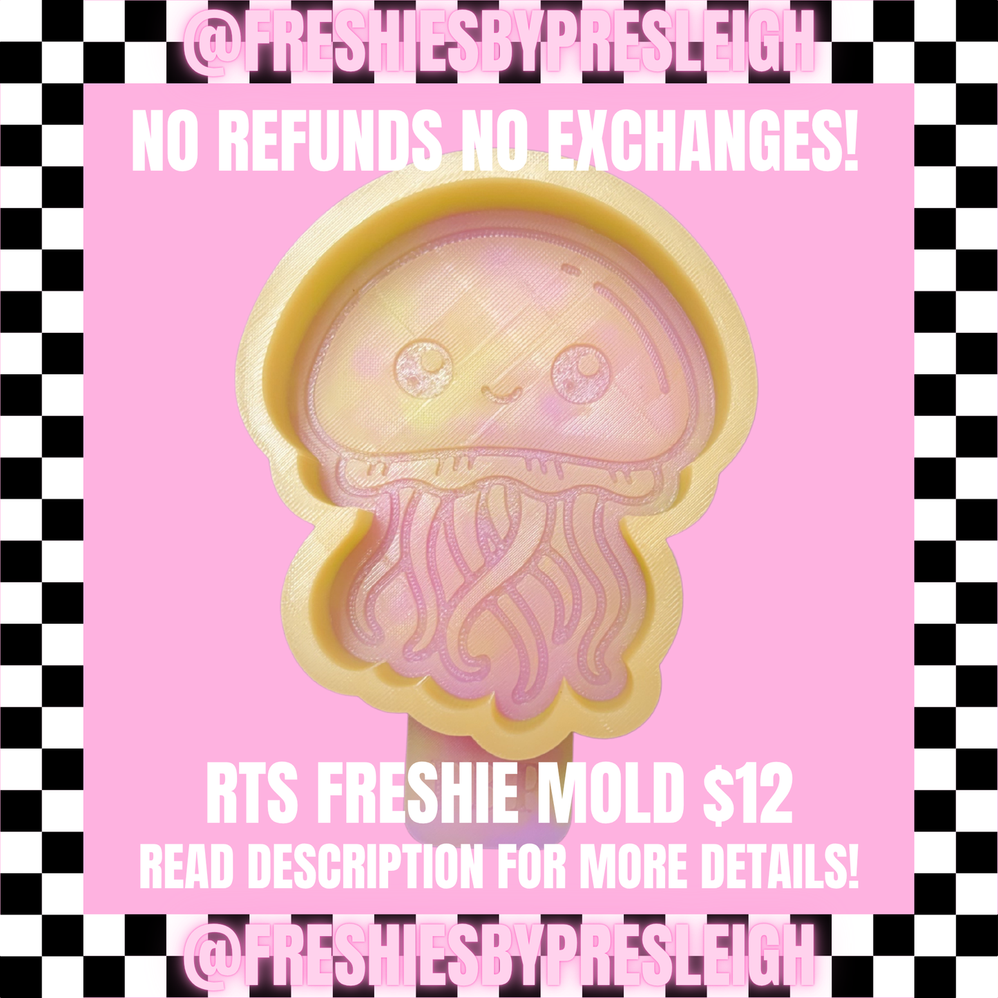 RTS Jellyfish Freshie Mold