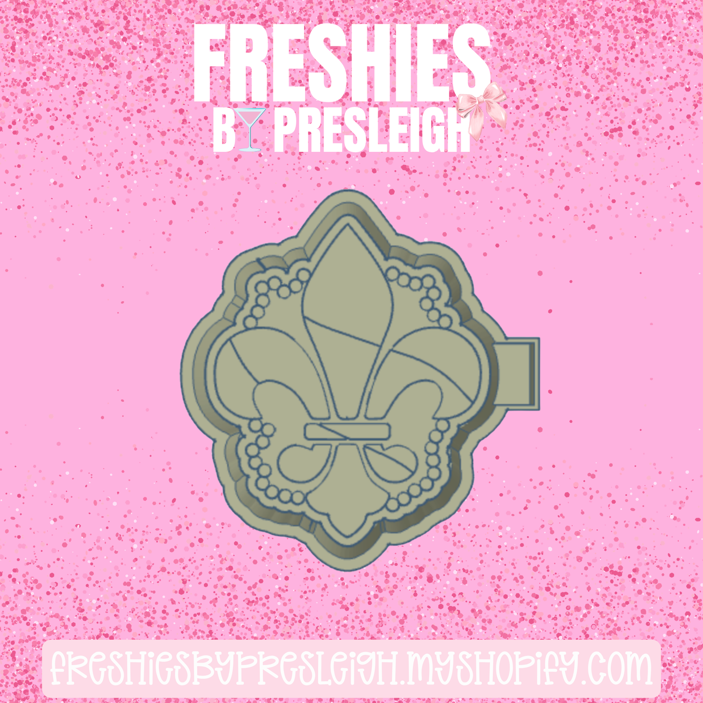 Mardi Gras Fluer De Lis Freshie Mold