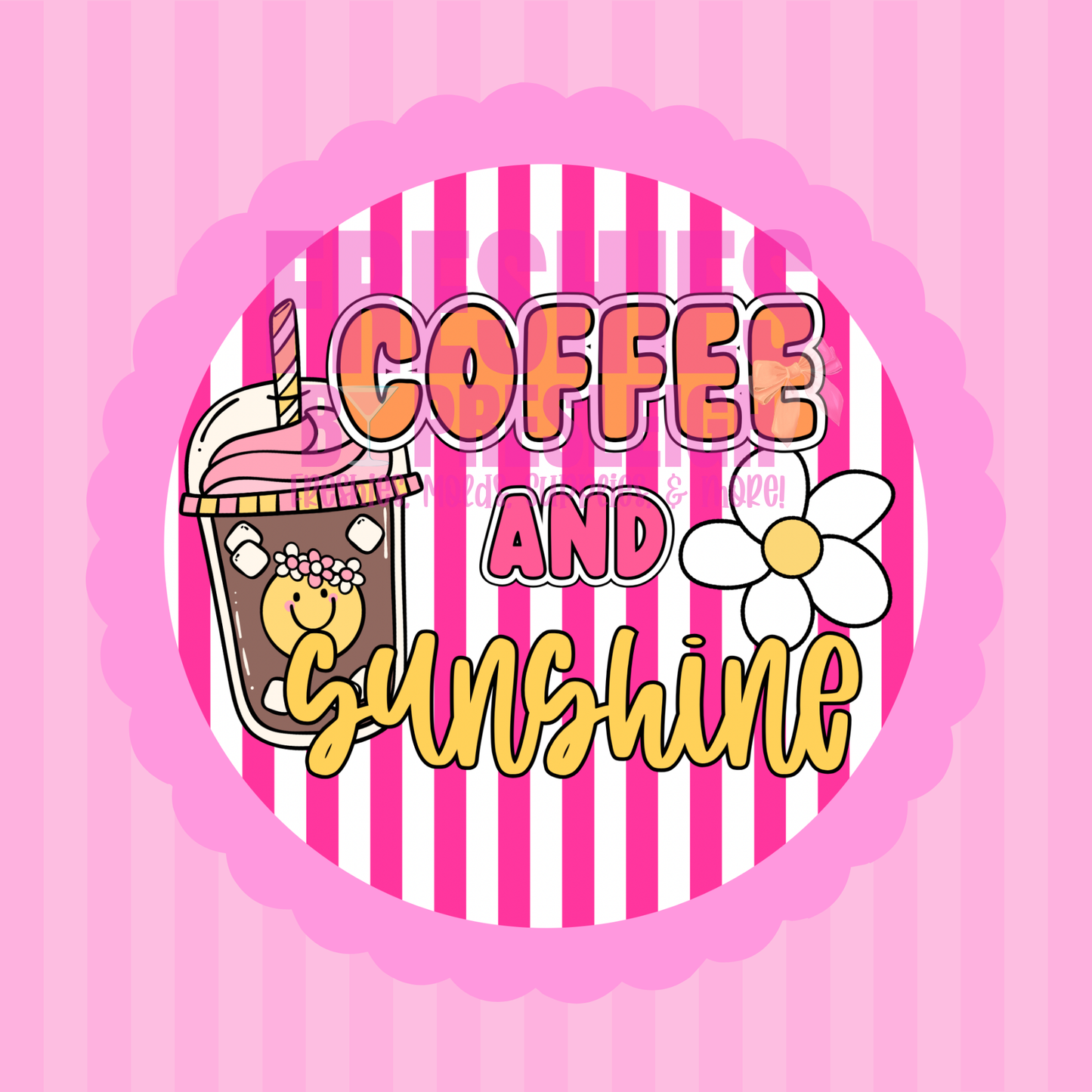 Coffee & Sunshine Freshie Card Stock