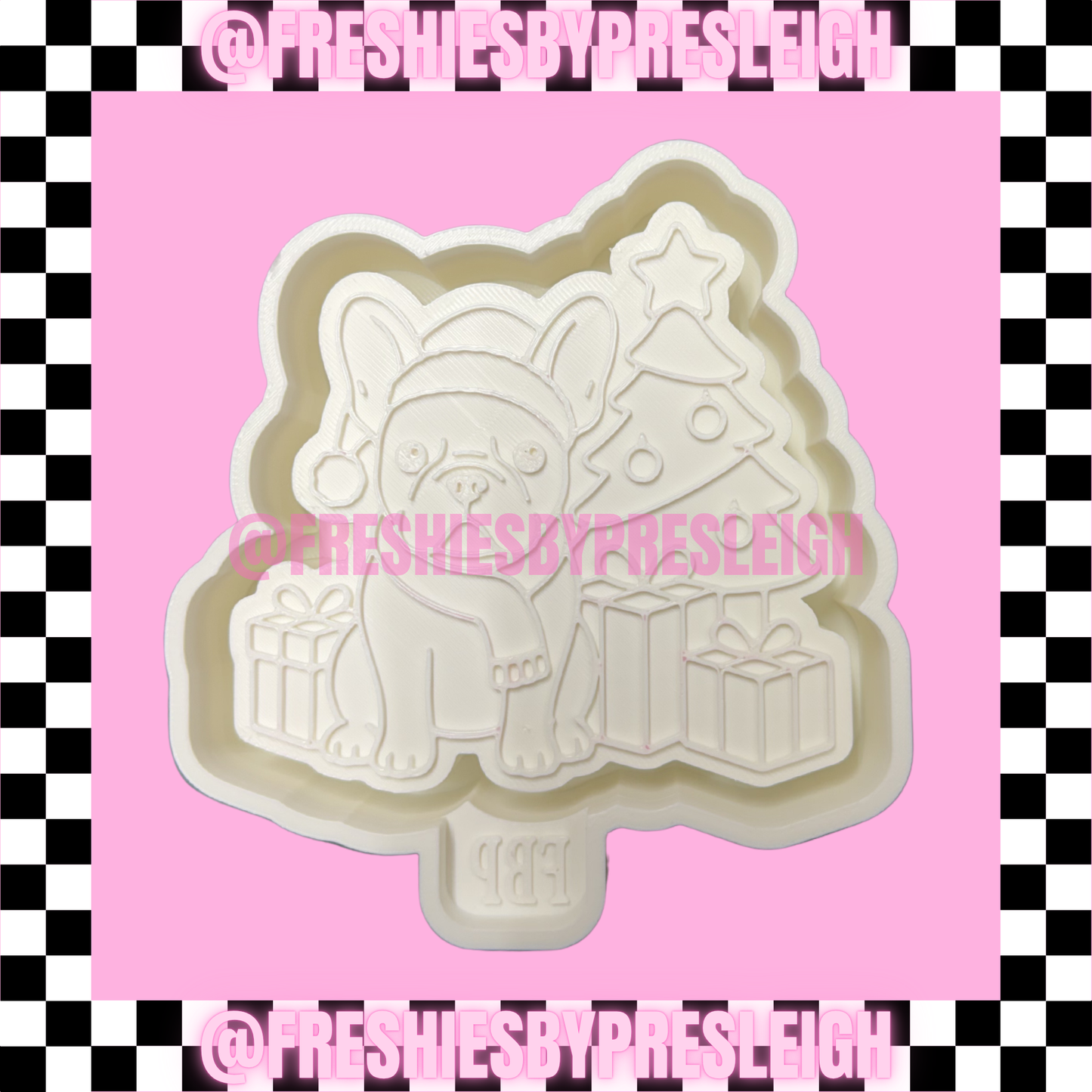 Festive Frenchie Freshie Mold