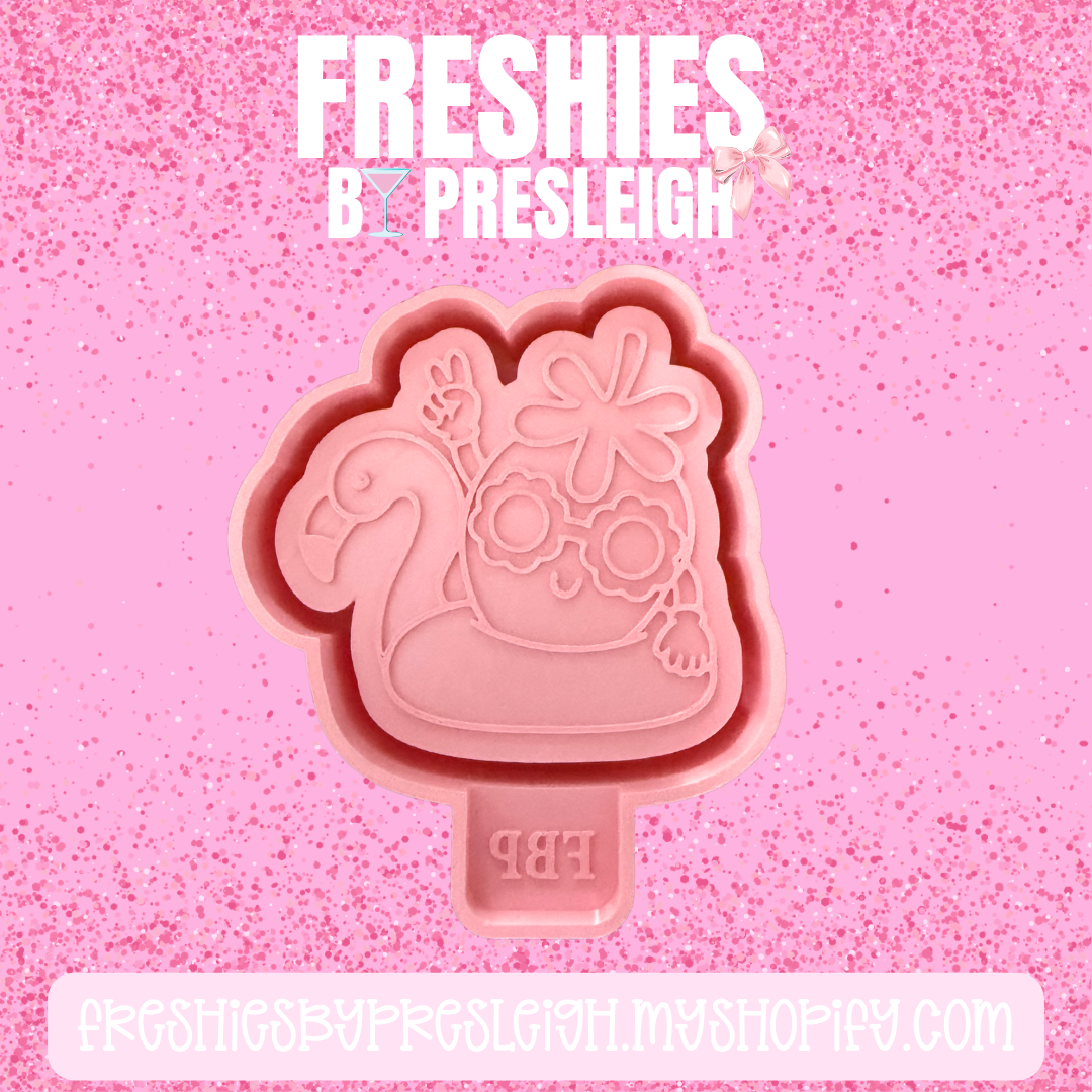Strawberry Float Freshie Mold