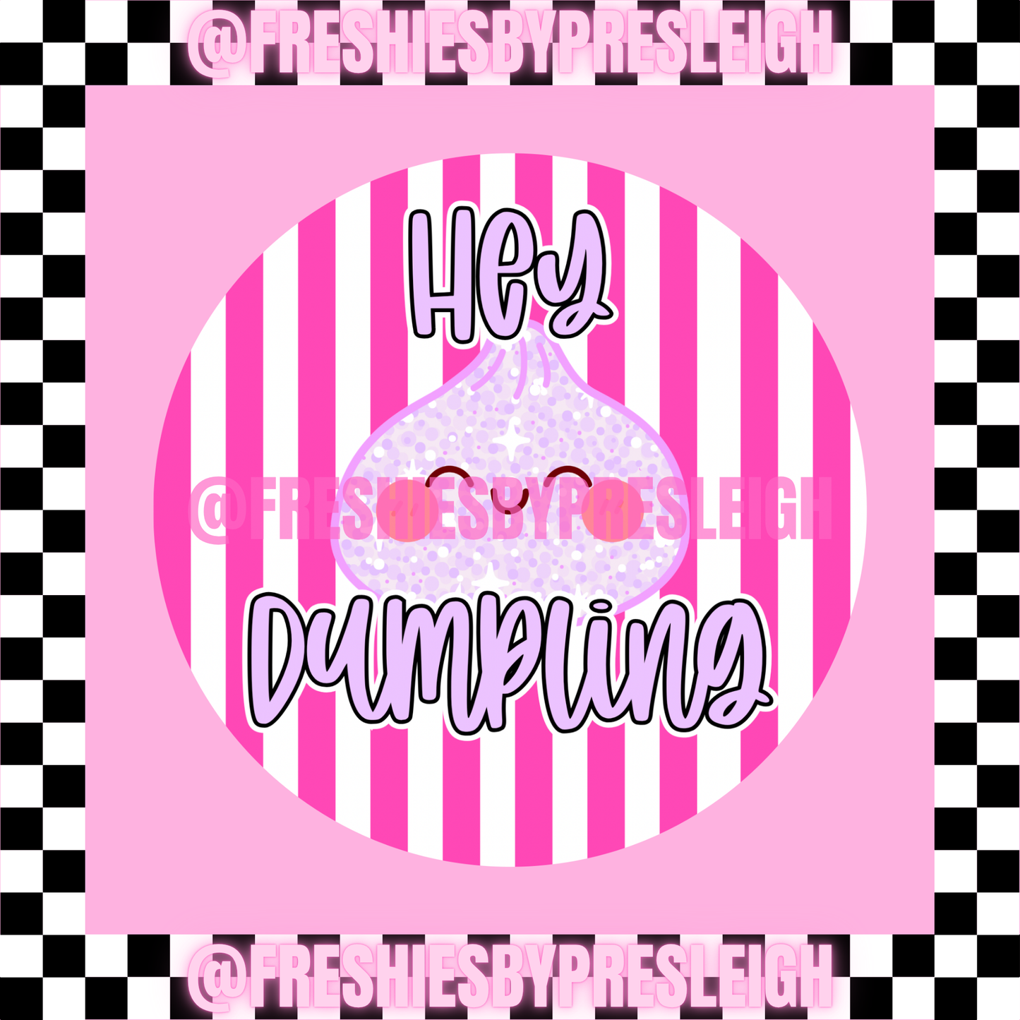 Hey Dumpling Freshie Card Stock