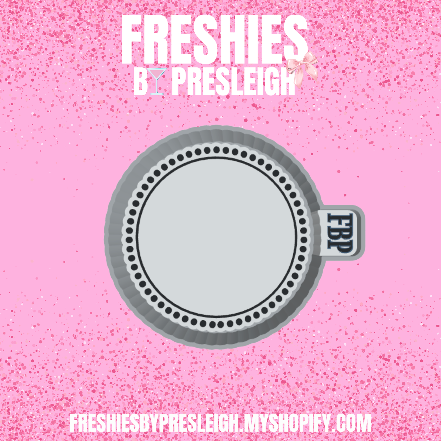 Dotted Circle Freshie Mold