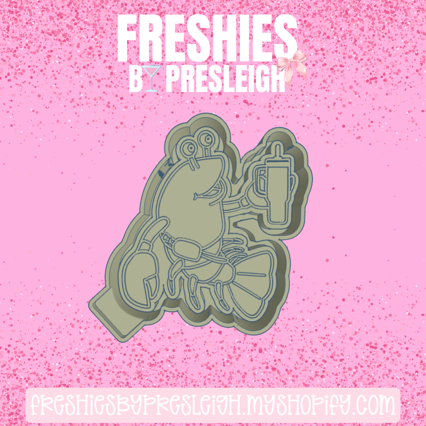 Boujee Crawfish Freshie Mold