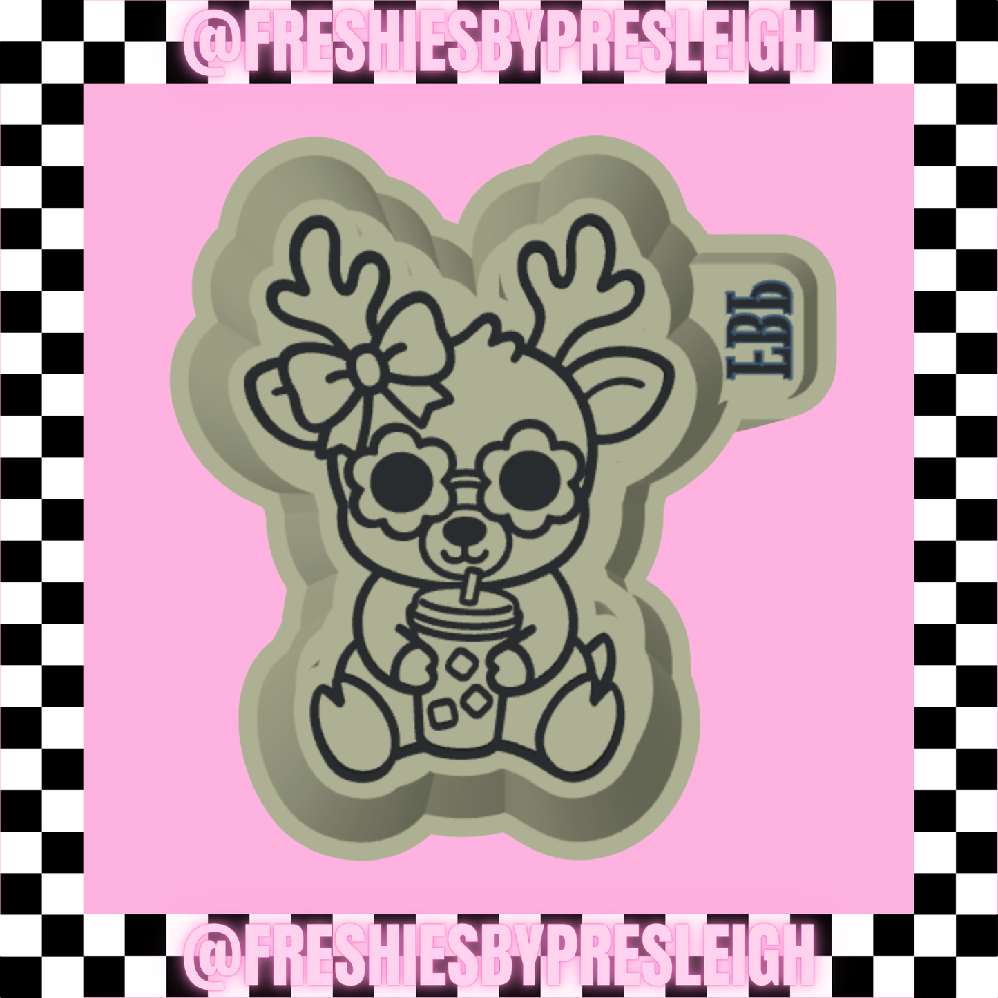 Iced Coffee Reindeer