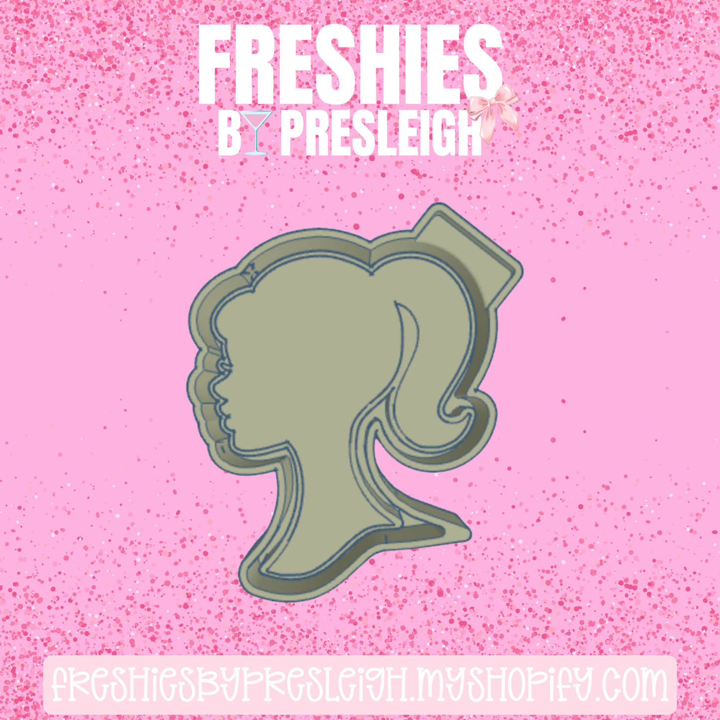 B Doll Silhouette Freshie Mold