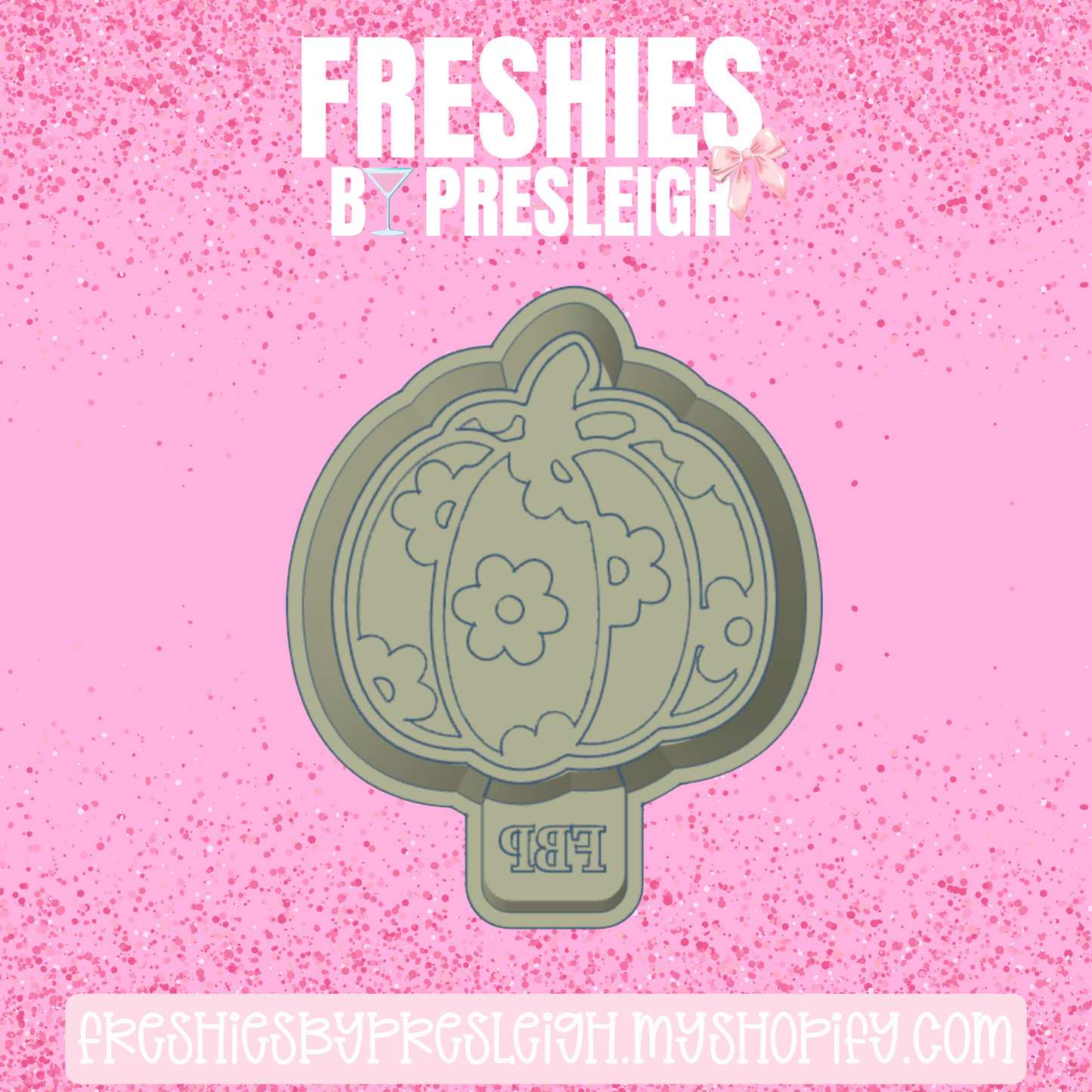 Floral Pumpkin Freshie Mold