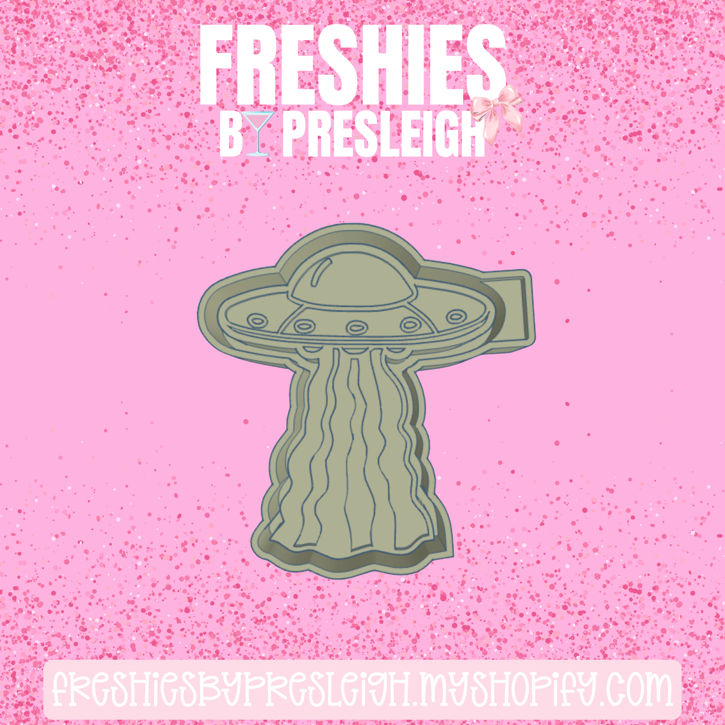 Groovy UFO Freshie Mold