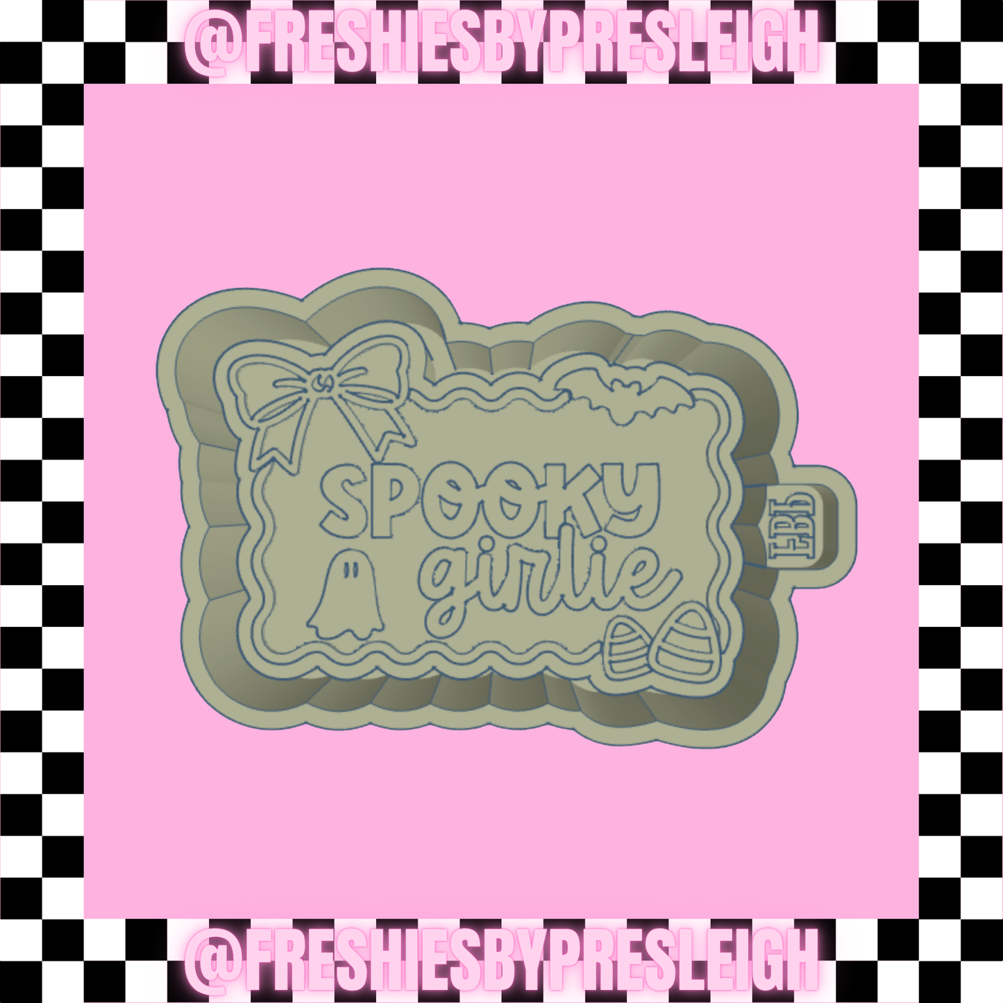 Spooky Girlie Freshie Mold