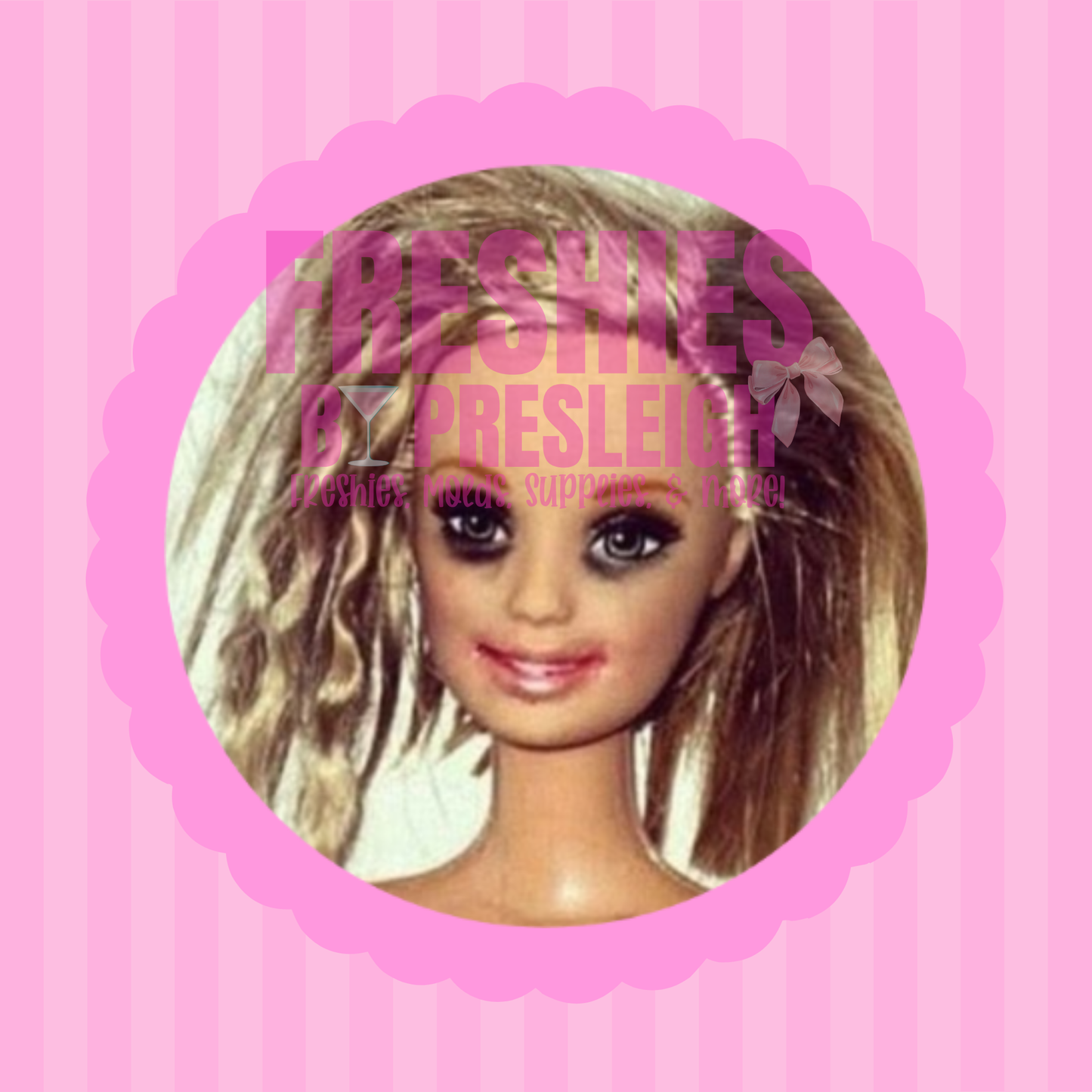Crash Out B Doll Freshie Card Stock