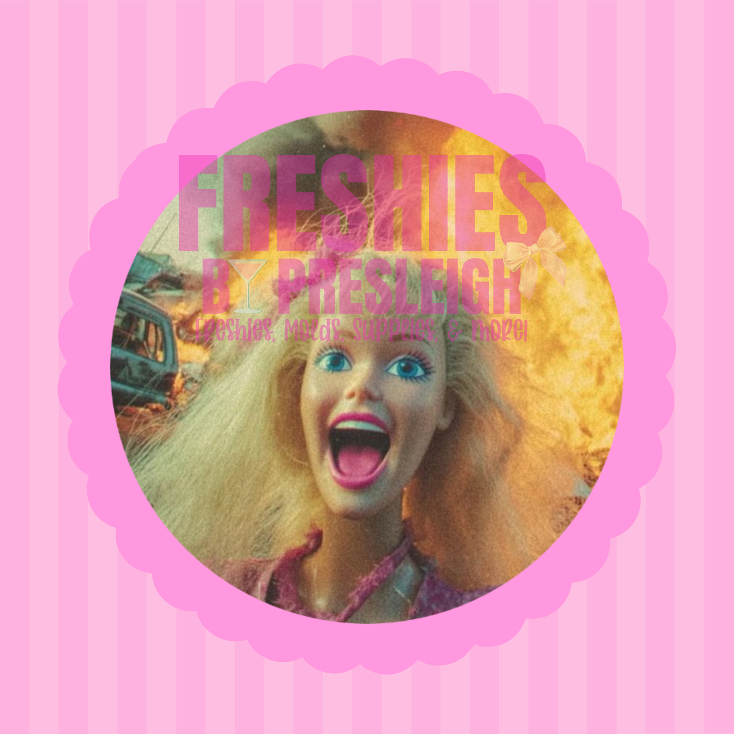 Chaotic B Doll V2 Freshie Card Stock