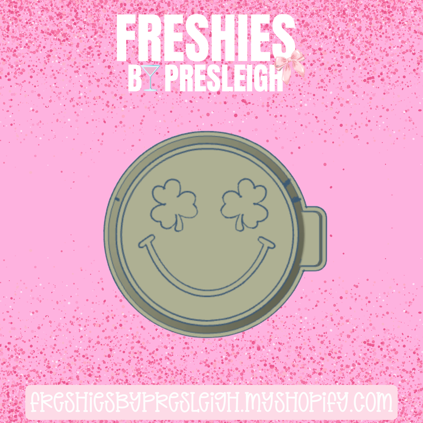 Clover Smiley Freshie Mold