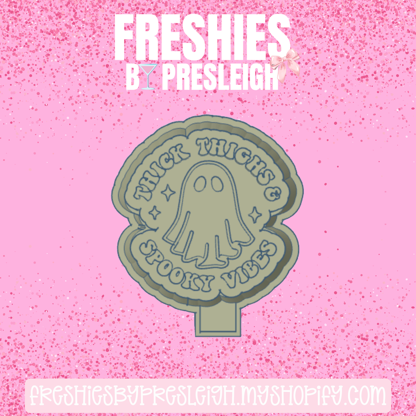 Thick Thighs & Spooky Vibes Freshie Mold