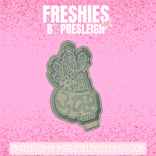 Cactus Skull Freshie Mold