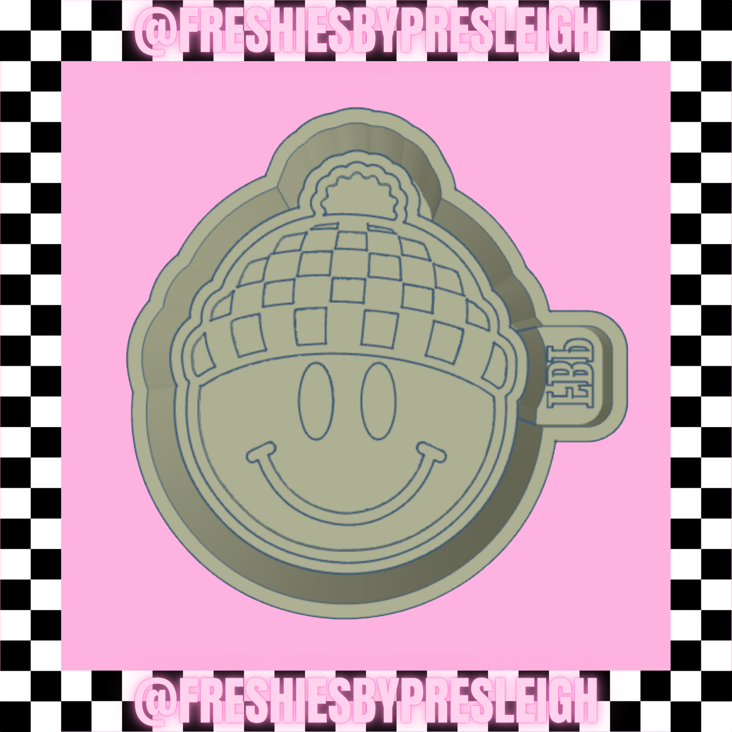 Smiley Beanie Freshie Mold