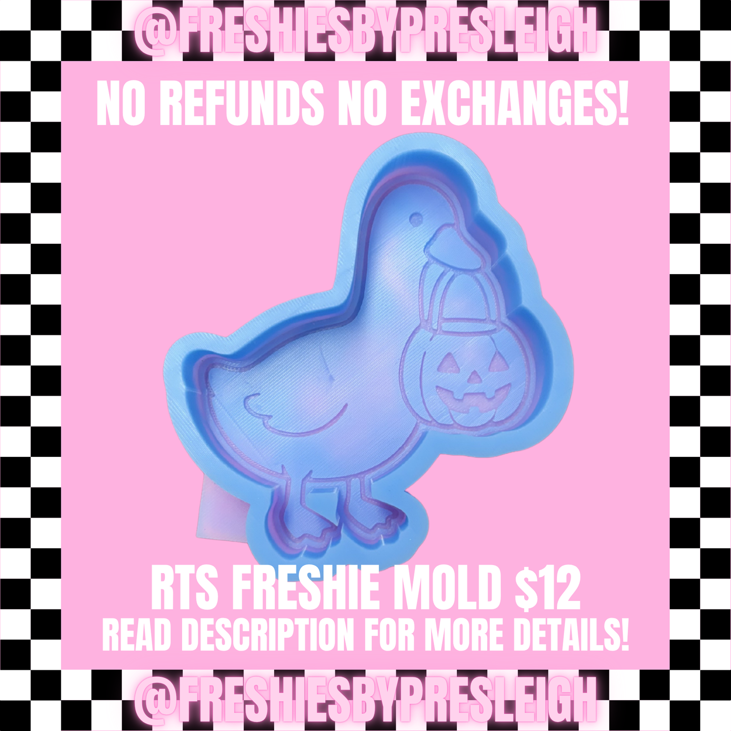 RTS Halloween Goose Freshie Mold