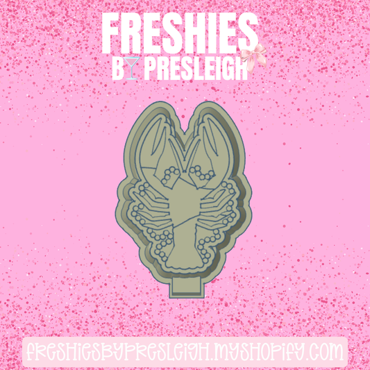 Mardi Gras Mudbug Freshie Mold