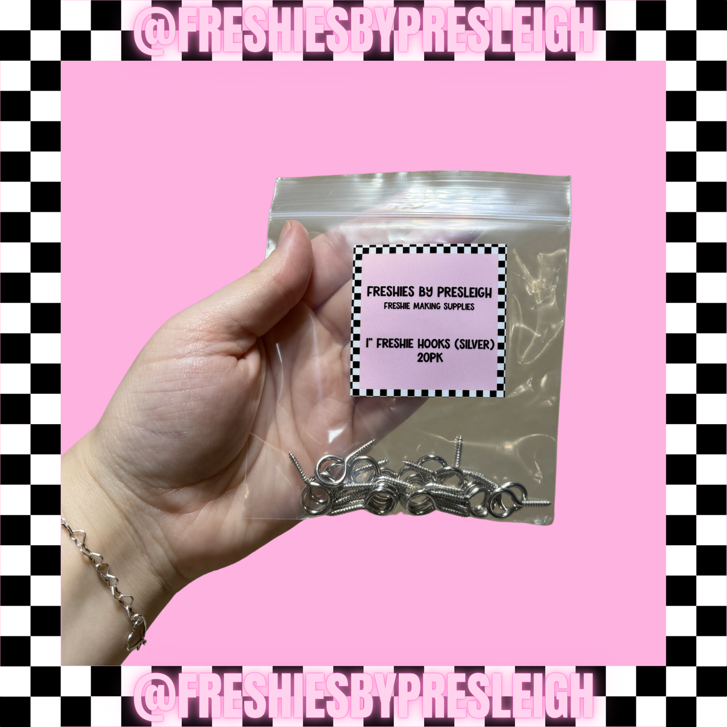 1" Freshie Screw Hooks