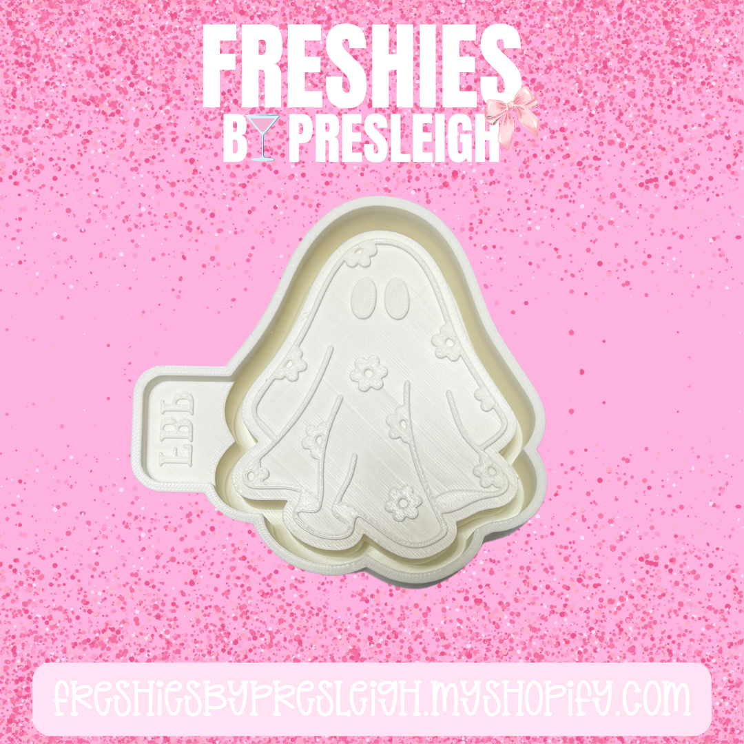 Floral Ghost Freshie Mold