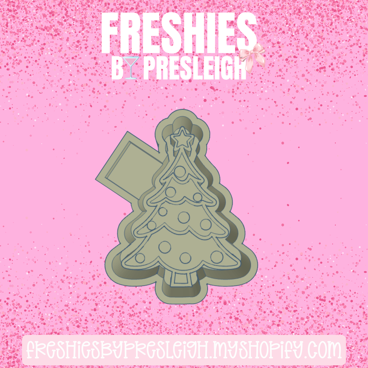Christmas Tree Freshie Mold
