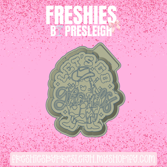 Let's Go Ghouls Freshie Mold