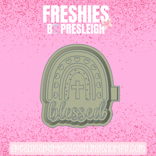 Blessed Rainbow Freshie Mold