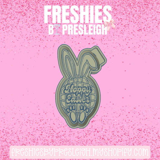 Easter Disco Bunny Ears Freshie Mold