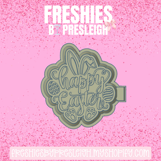 Easter Typography Freshie Mold