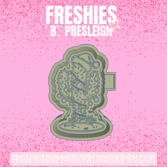 Christmas Cactus Freshie Mold