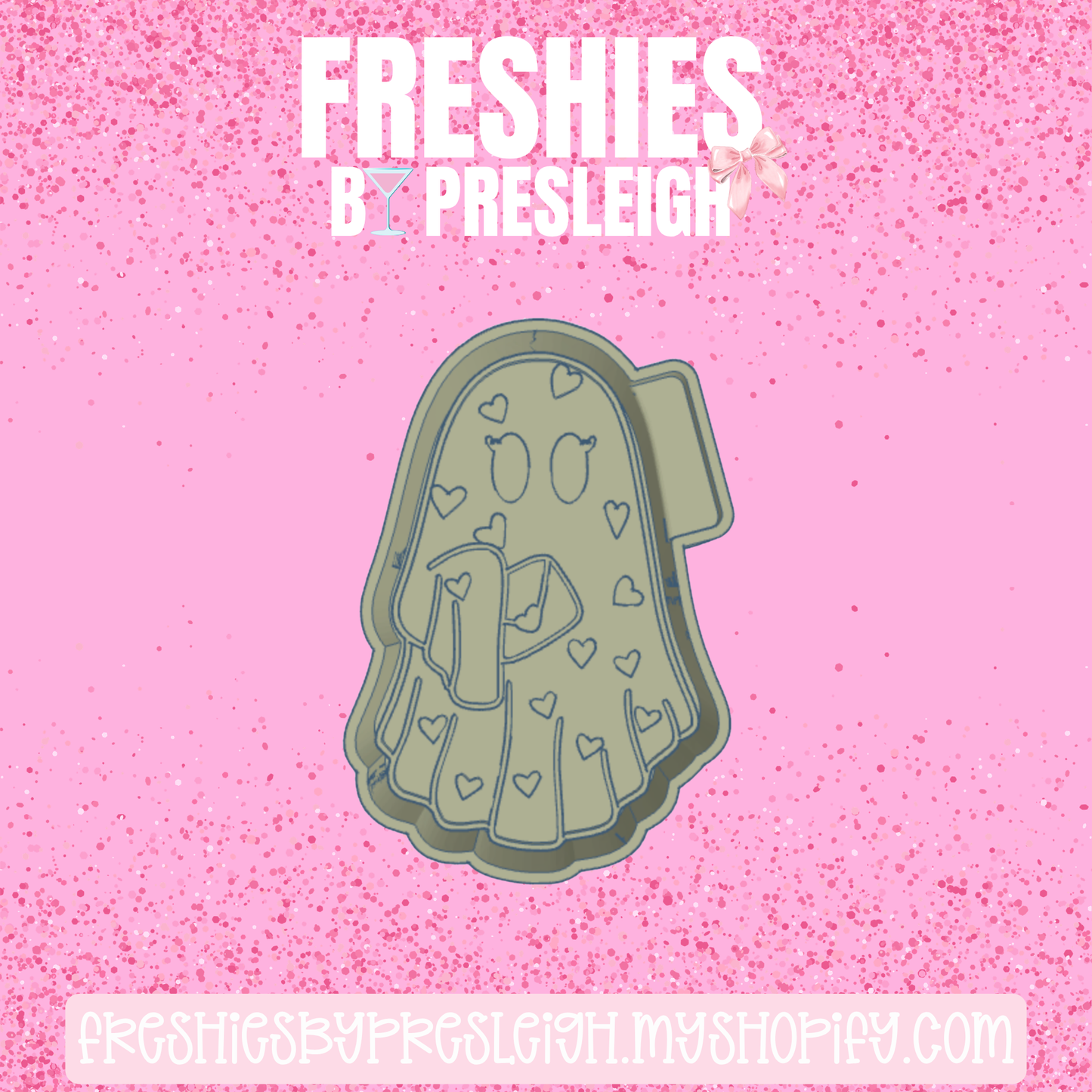 Girly Ghost Freshie Mold
