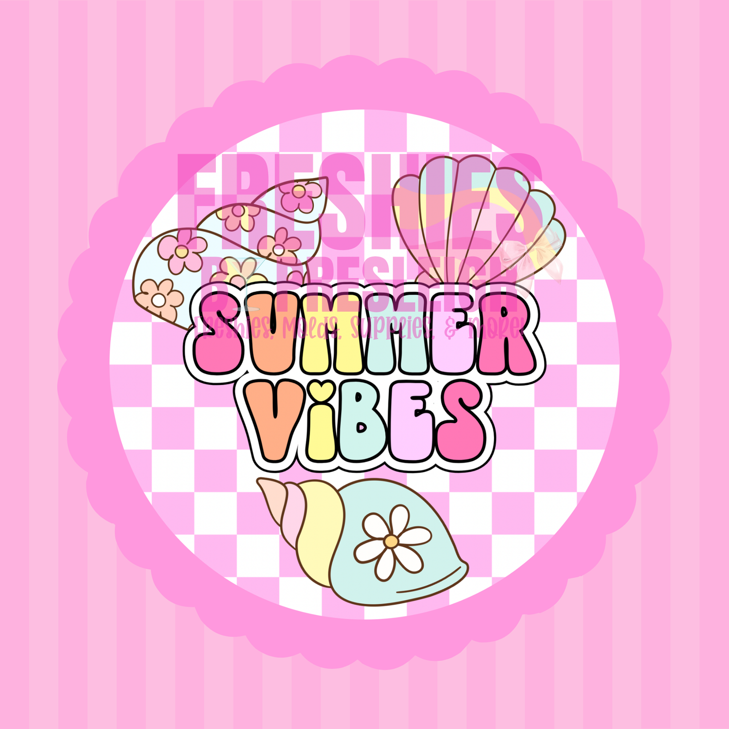 Pastel Summer Vibes Freshie Card Stock