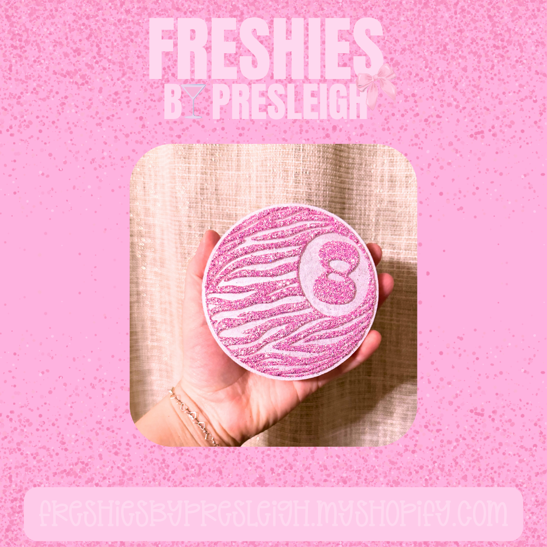 Zebra 8 Ball Freshie Mold