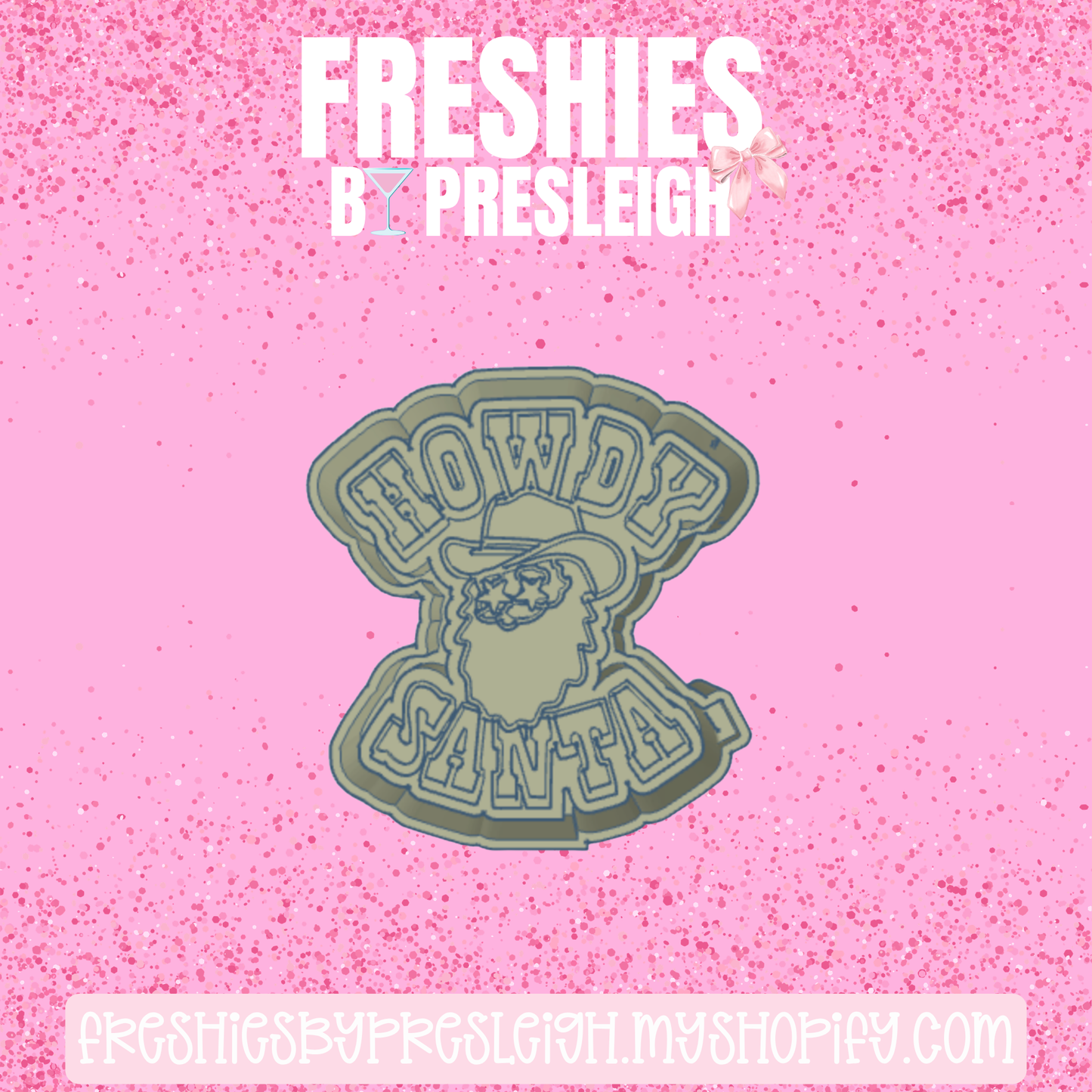 Howdy Santa Freshie Mold