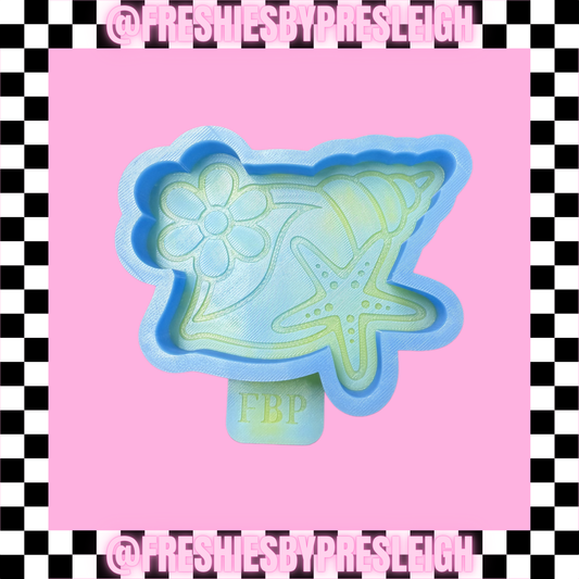 Summer Seashell Freshie Mold