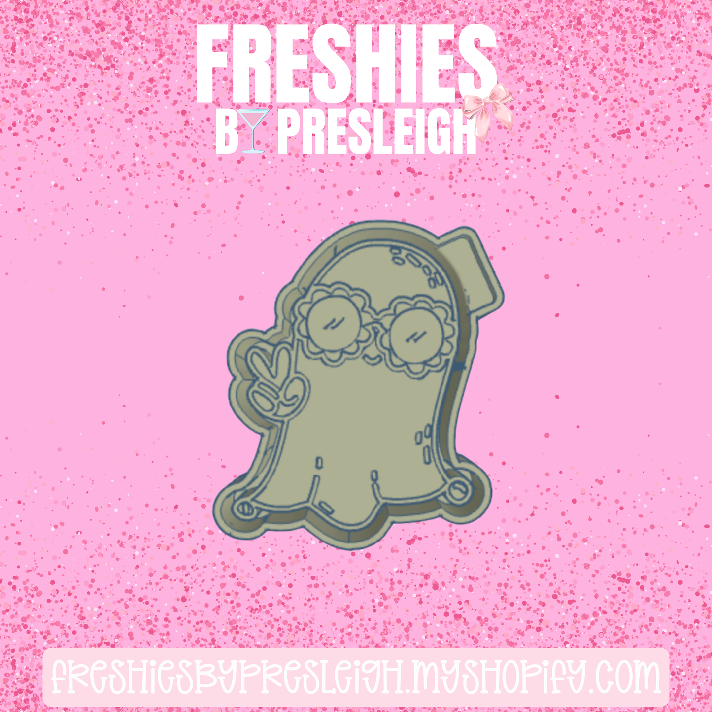 Groovy Ghost Freshie Mold