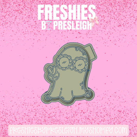 Groovy Ghost Freshie Mold