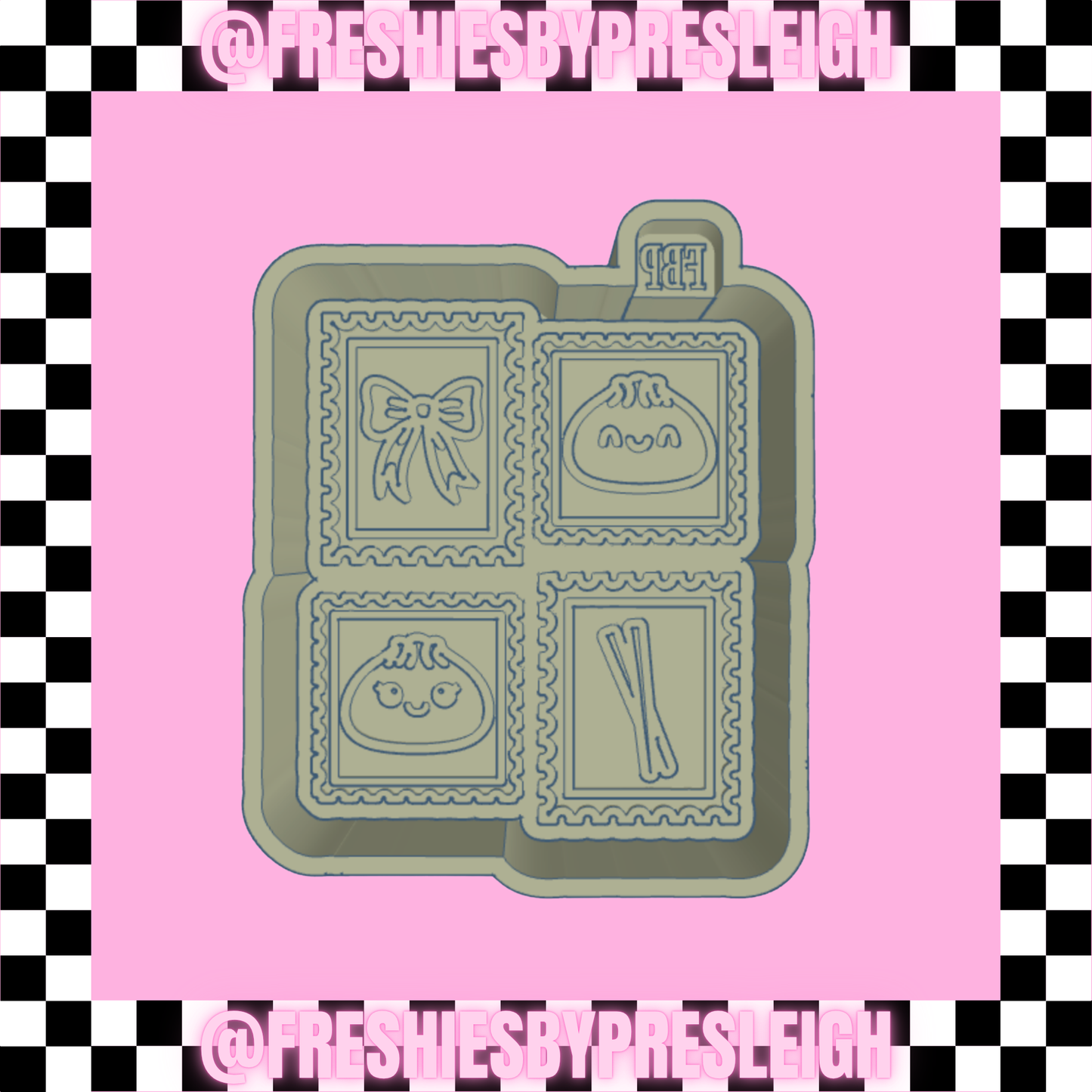 Dumpling Stamp Freshie Mold