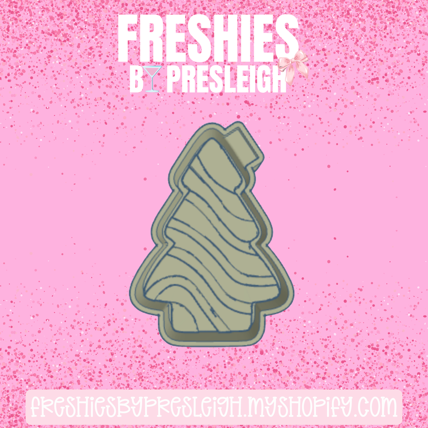 Christmas Snack Cake Freshie Mold