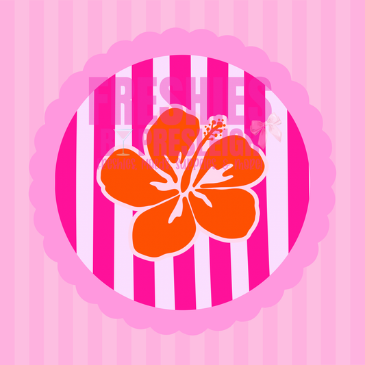 Hibiscus Freshie Card Stock