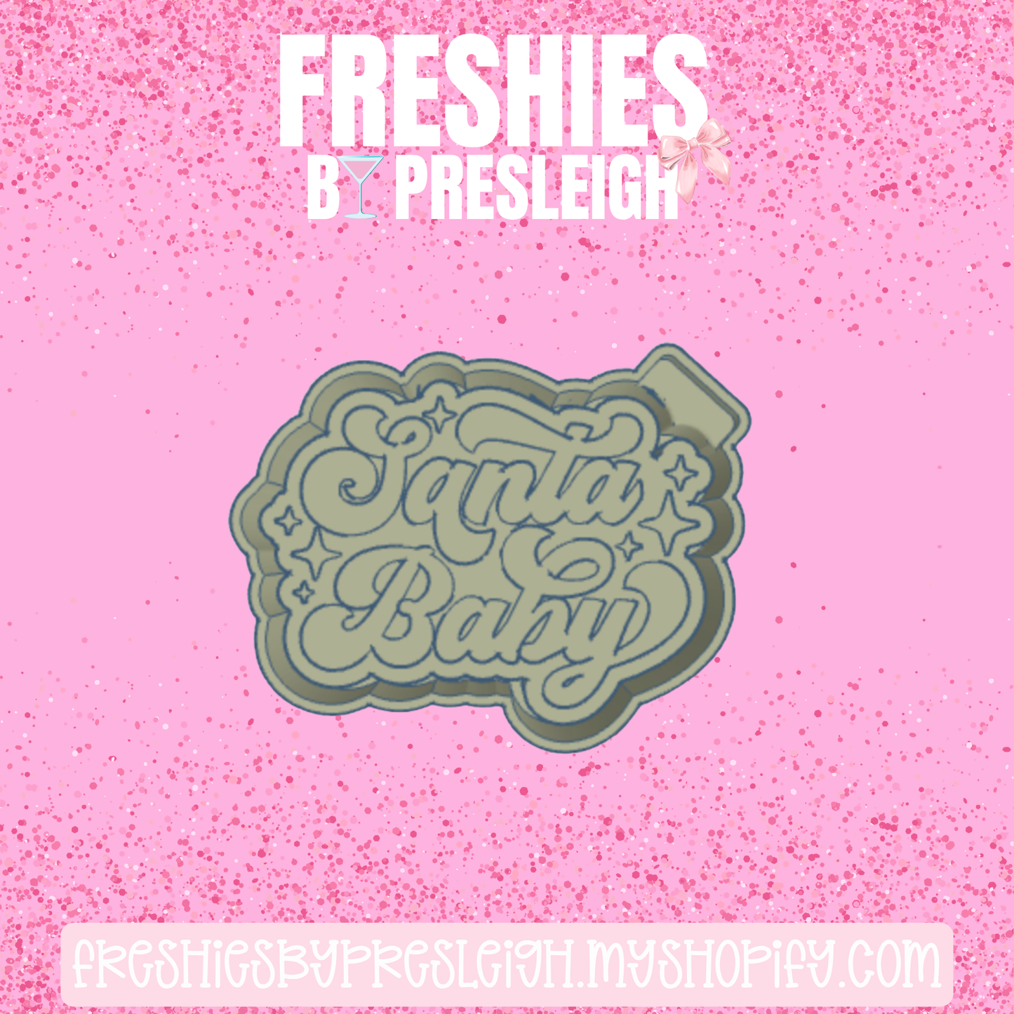 Santa Baby Freshie Mold