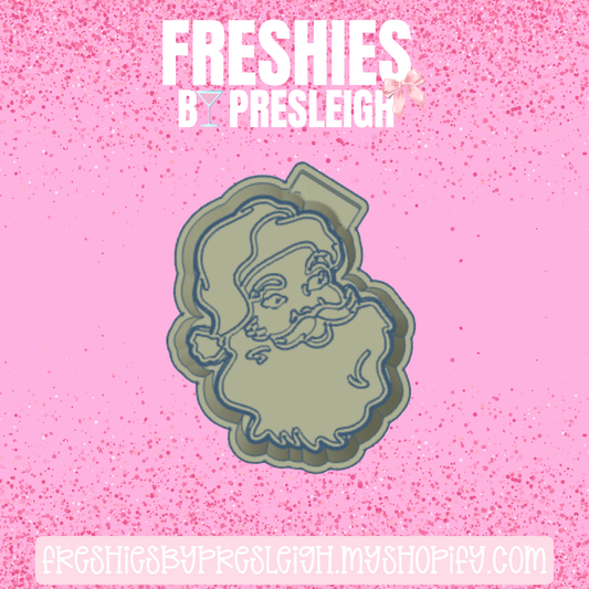 Vintage Santa Freshie Mold