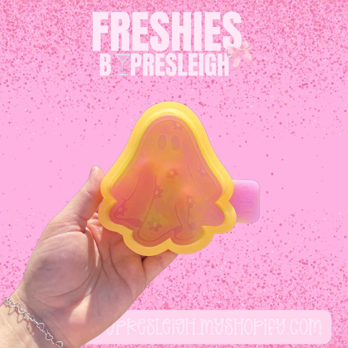 Floral Ghost Freshie Mold