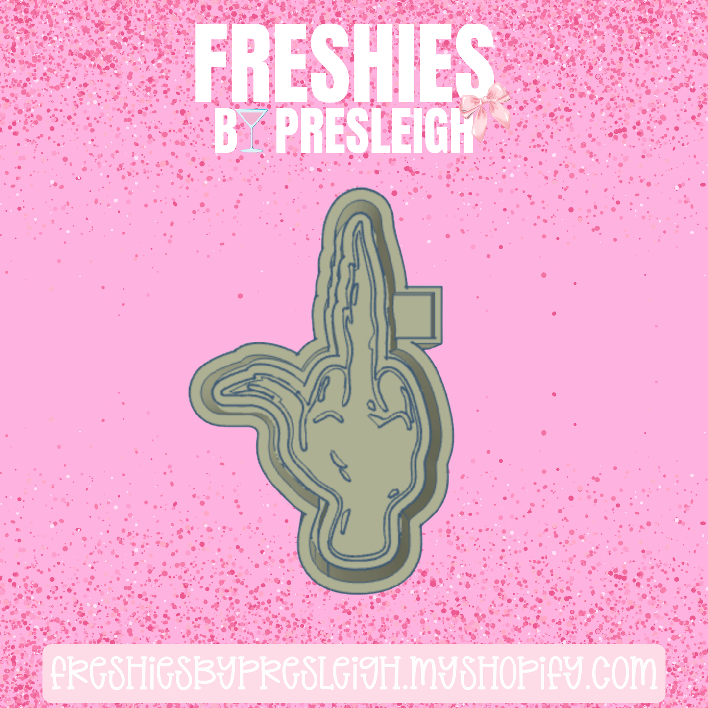 G Finger Freshie Mold