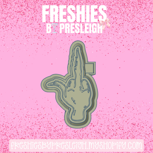 G Finger Freshie Mold
