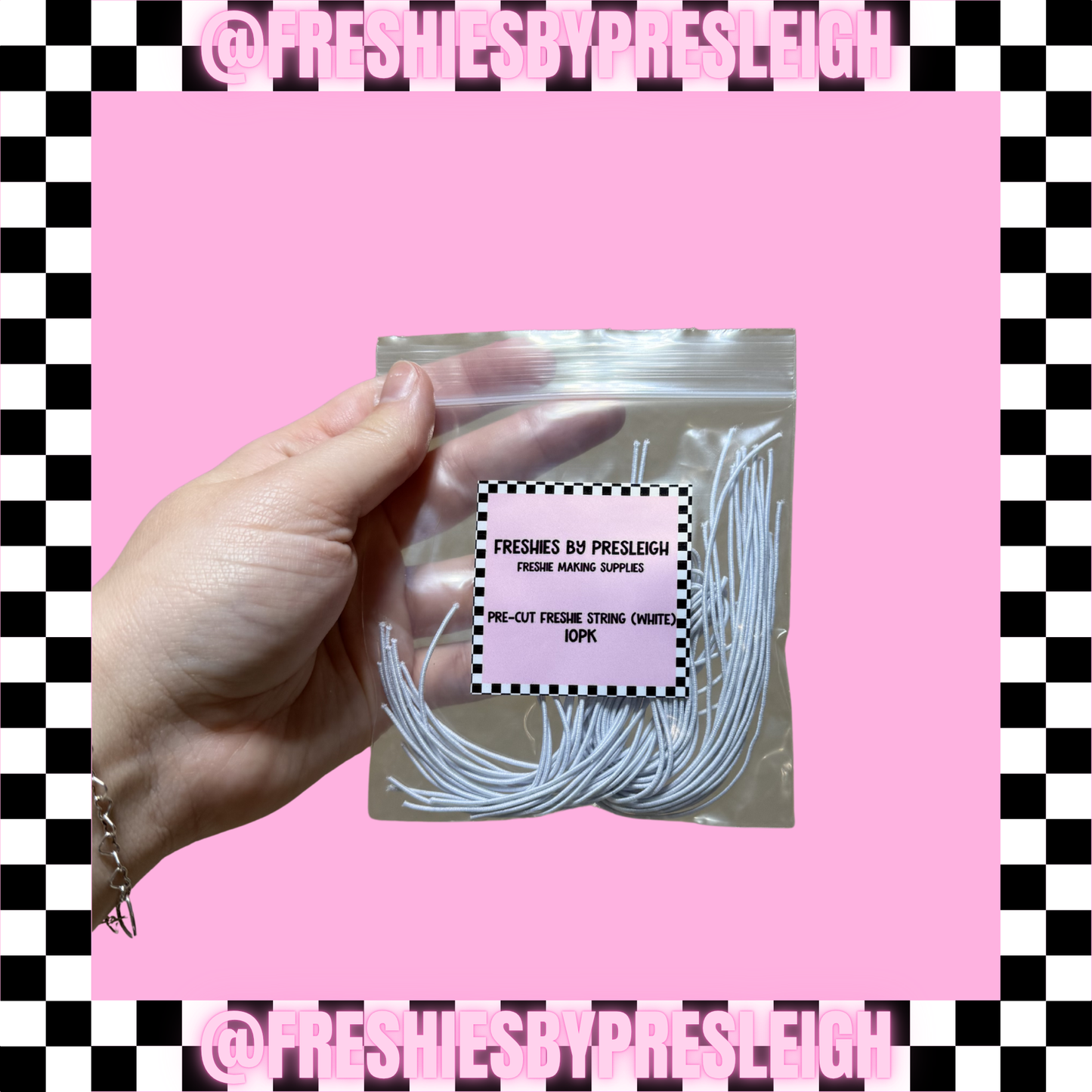 Pre-Cut Elastic Freshie String