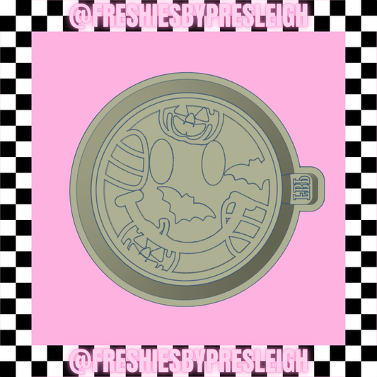 Halloween Smiley Freshie Mold