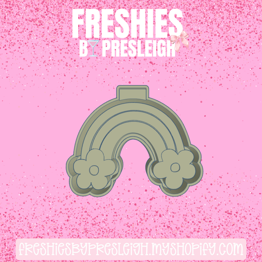 Floral Rainbow Freshie Mold