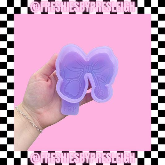 Stethoscope Bow Freshie Mold