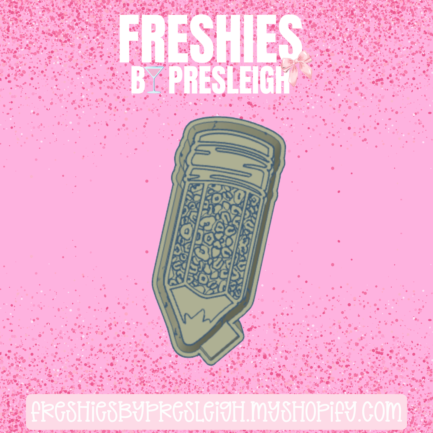 Leopard Pencil Freshie Mold