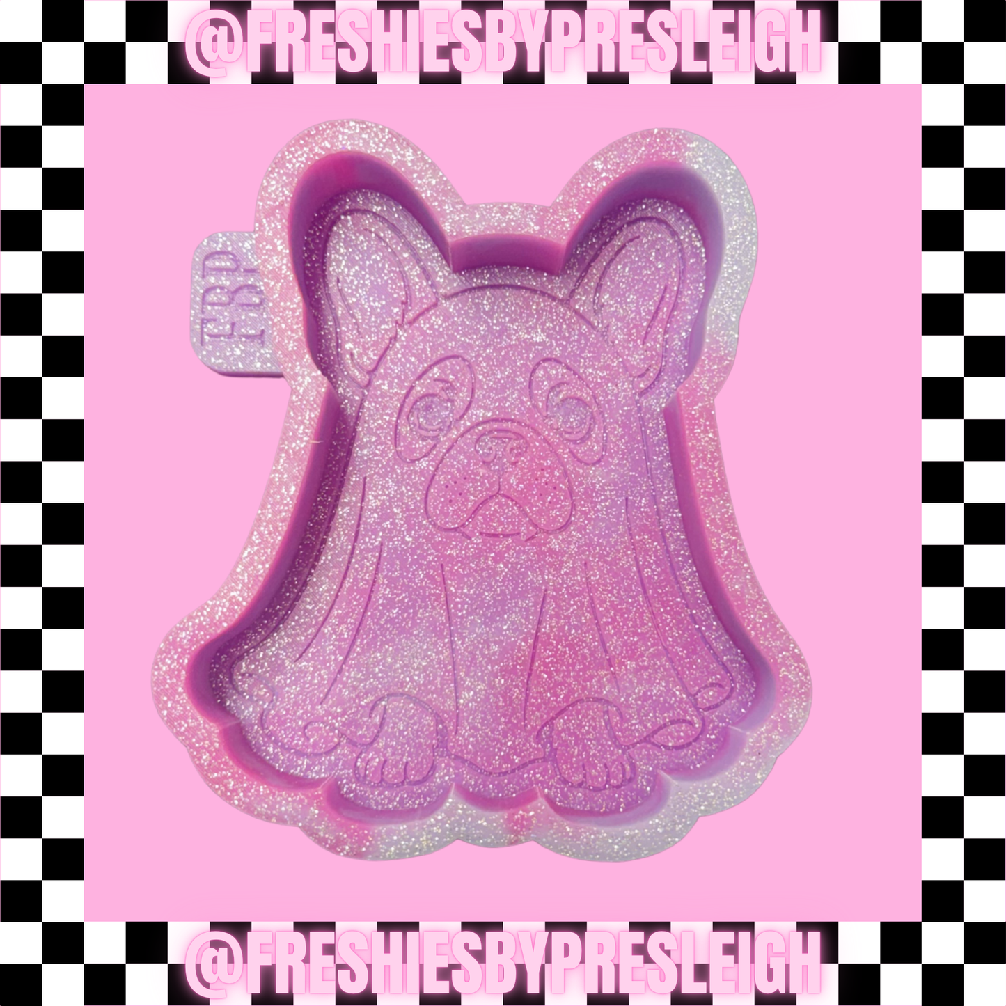 Frenchie Ghost Freshie Mold
